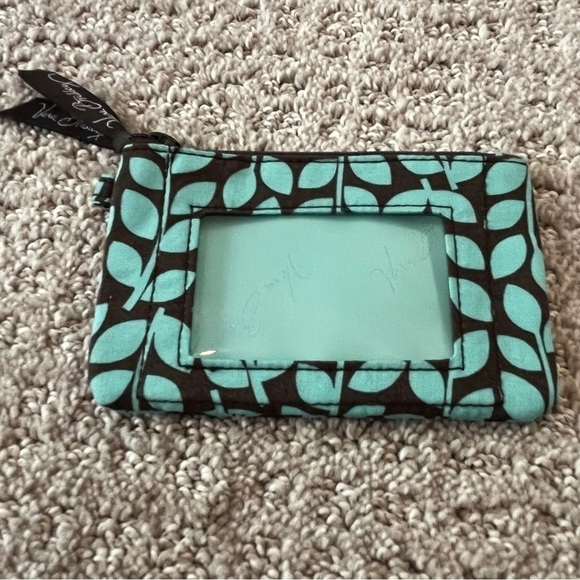 Vera Bradley Shower Vines Window ID Case Holder Credit Card Travel Coin Purse - Picture 1 of 5